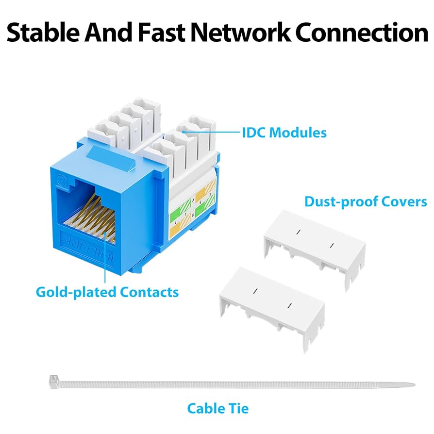 Amazon.co.jp: iwillink UL規格取得済み Cat6キーストーン